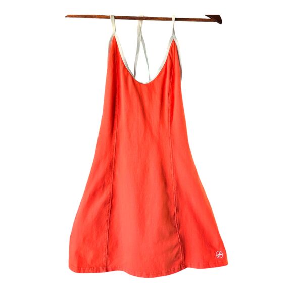 Urban‎ Outfitters Red Sporty Athletic Tennis Mini Slip Dress Size Small P - Picture 1 of 6
